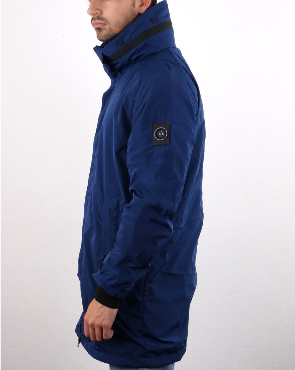 Marshall Artist – Schimmernder Parka mit Fischschwanz, Tinte
