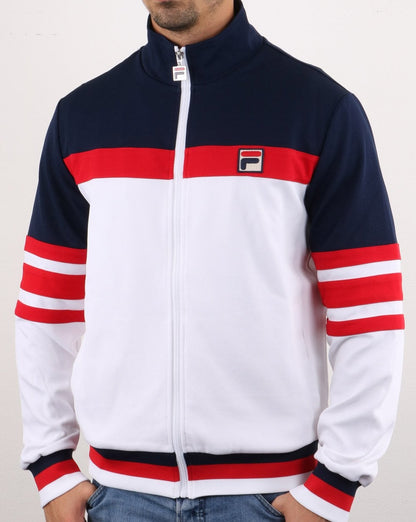 Fila Vintage Courto Trainingsjacke Weiß/Marineblau/Rot
