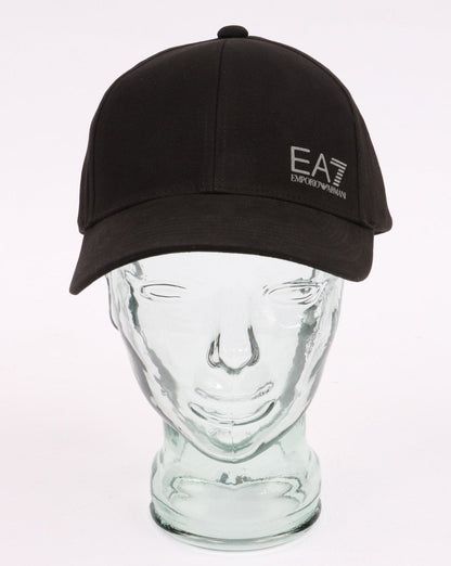 Ea7 Kappe Schwarz/Silber