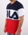 Fila Vintage Vialli T Shirt Navy/Red/White