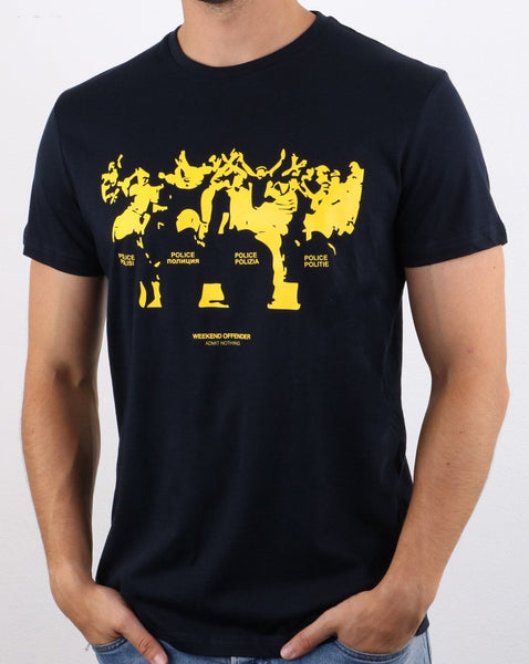 Weekend Offender Riot T-shirt Navy