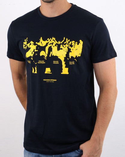 Weekend Offender Riot T-Shirt Marineblau