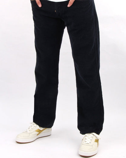 Lois Cordhose mit geradem Bein in Marineblau