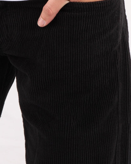 Lois Straight Leg Mid Jumbo Cordhose Schwarz