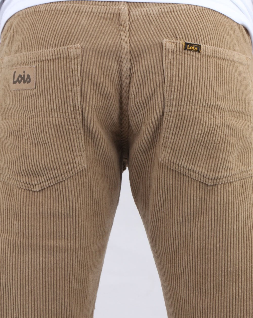 Lois Tapered Mid Cords Dunkelsand