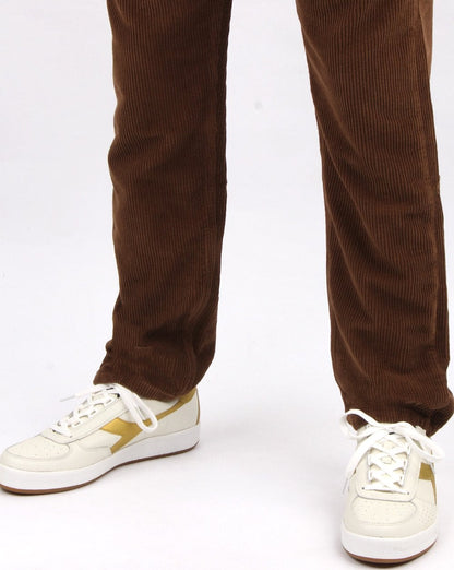 Lois Tapered Mid Cords Braun