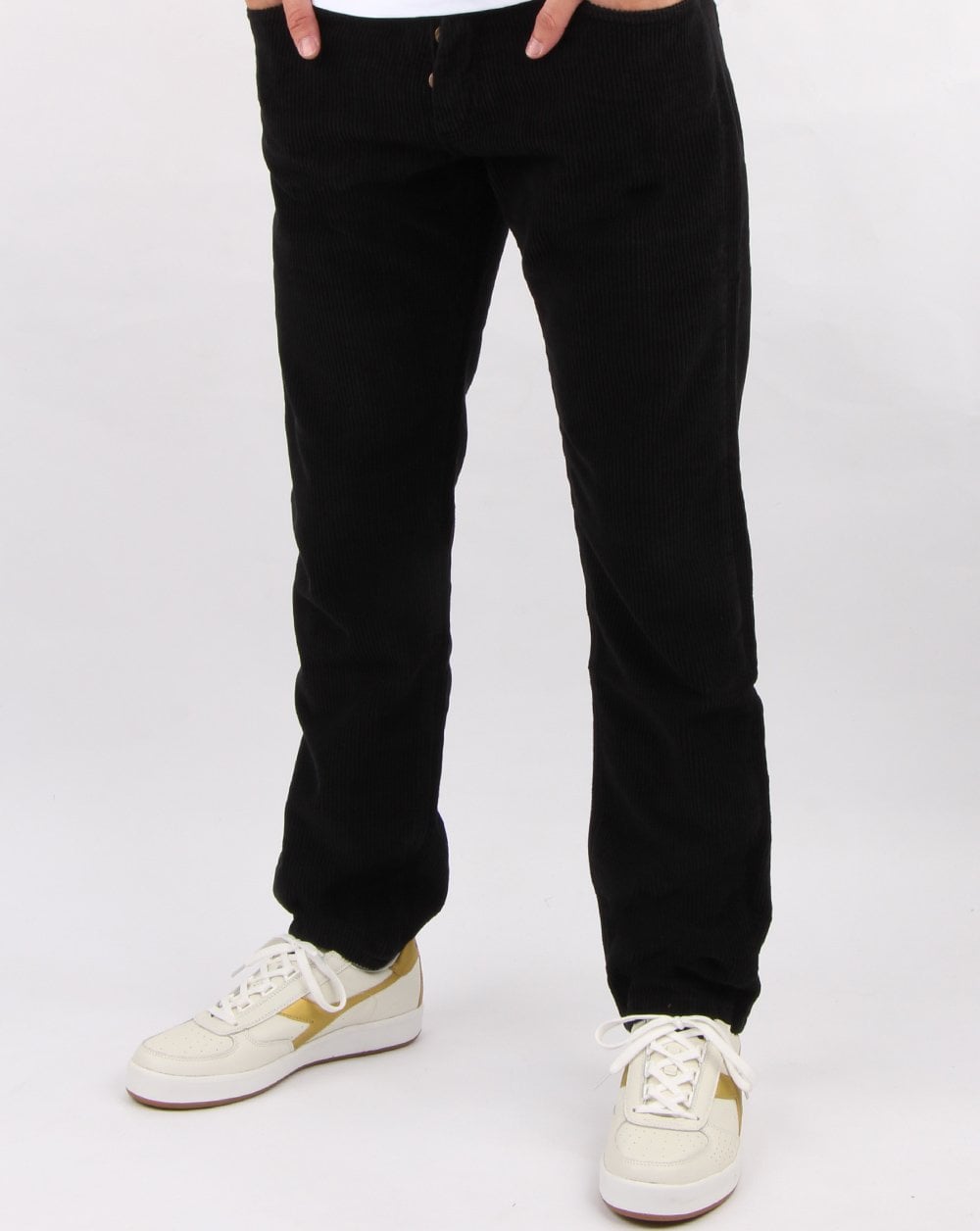 Lois Tapered Mid Cords Schwarz