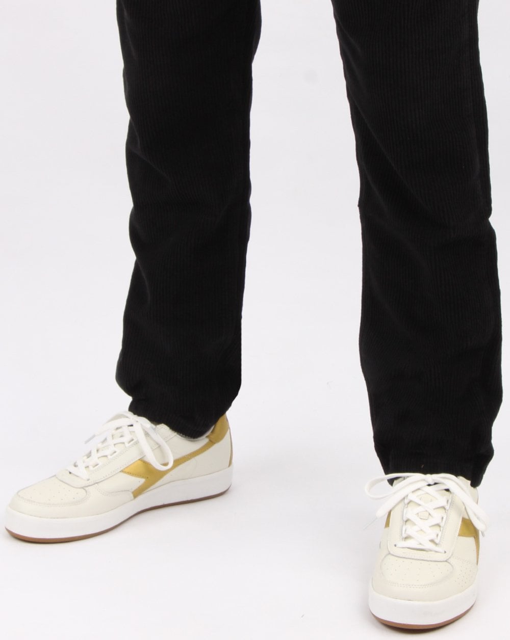 Lois Tapered Mid Cords Black