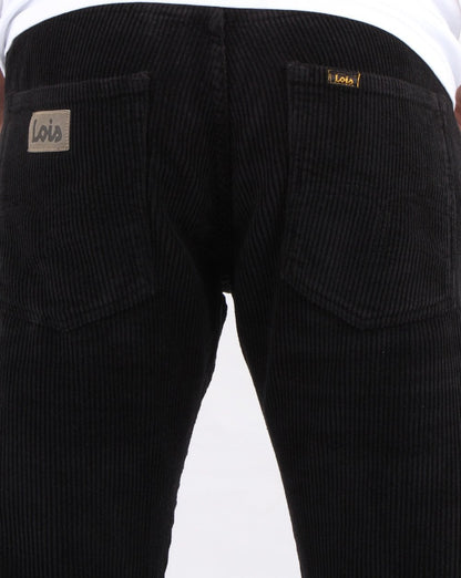 Lois Tapered Mid Cords Schwarz