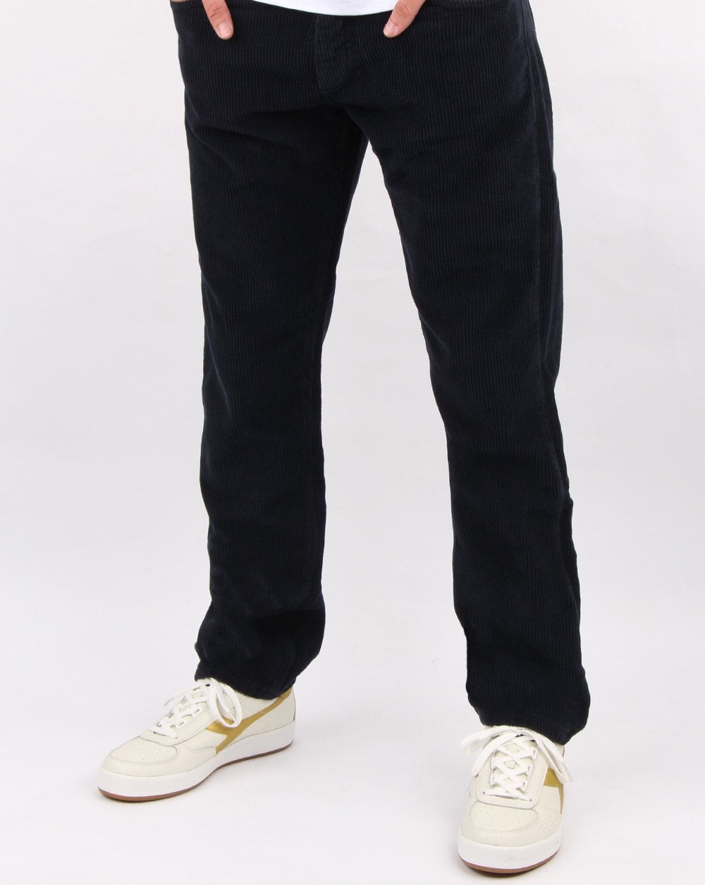 Lois Tapered Mid Cords Cords Navy
