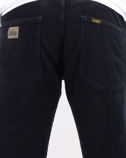 Lois Tapered Mid Cords Cords Marineblau