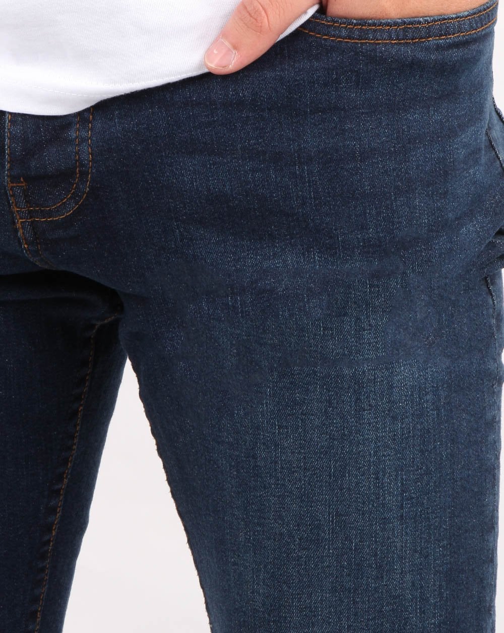 Weekend Offender – Tapered-Jeans in dunklem Vintage-Look