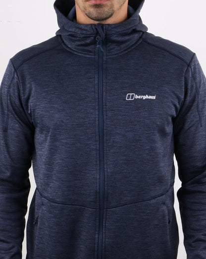 Berghaus Kamaloops Fleecejacke mit Kapuze, Marineblau