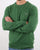 Gant Lambswool Crew Neck Jumper Green