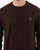 Gant Lambswool Crew Neck Jumper Dark Brown