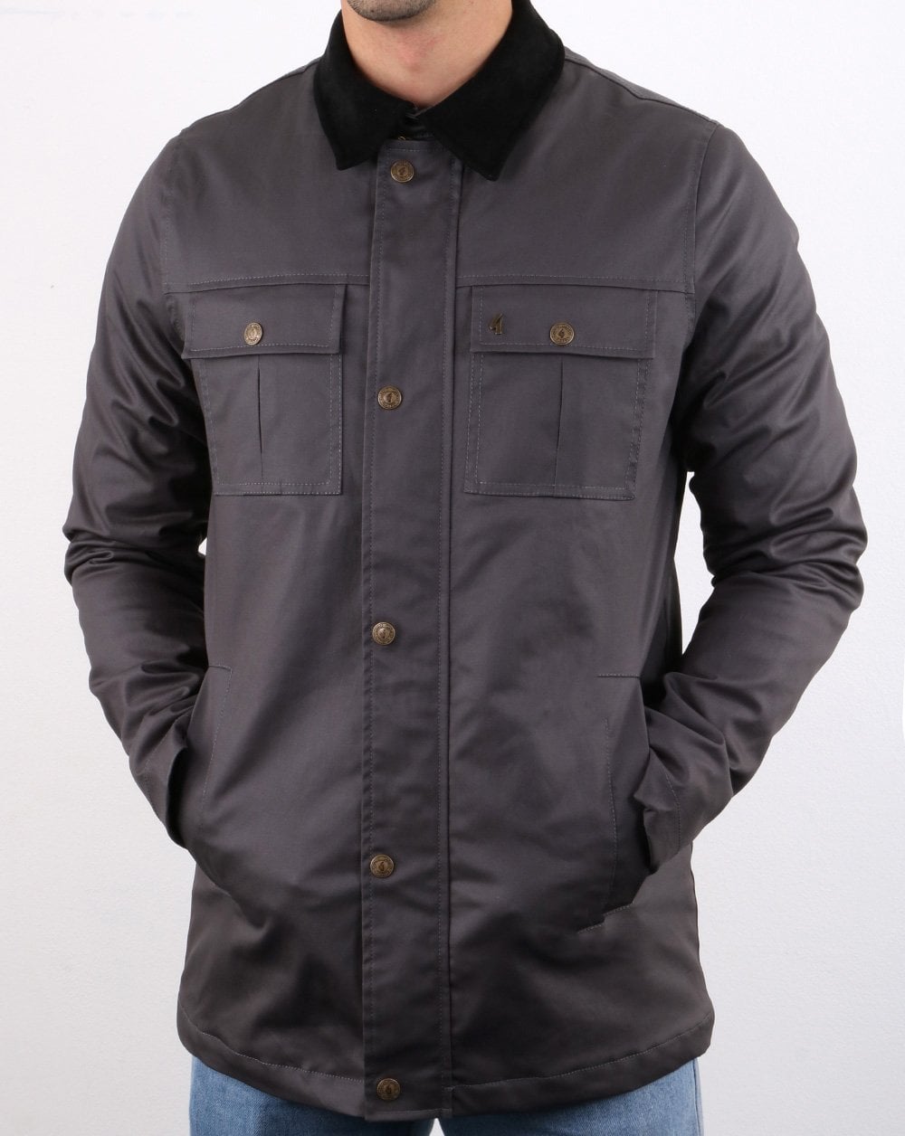 Gabicci Vintage Hunter Jacke Anthrazit