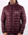 Emporio Armani EA7 Down Hooded Jacket Burgundy
