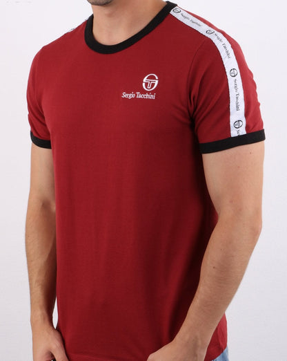 Sergio Tacchini Dalhoa T-Shirt Merlot/Weiß