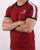 Sergio Tacchini Dalhoa T Shirt Merlot/white