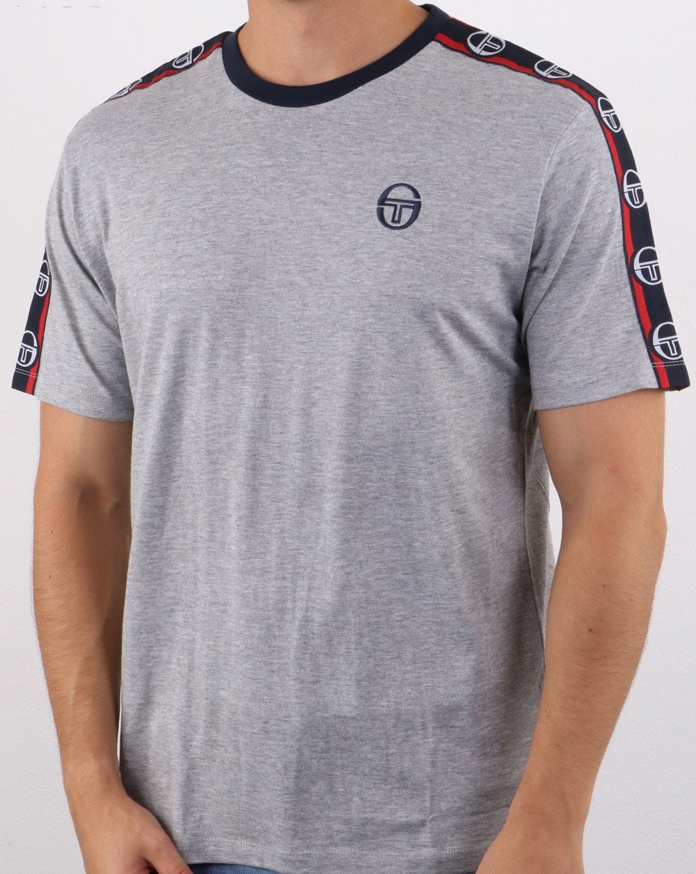 Sergio Tacchini Dahoma T-Shirt Grau Melange/Marine