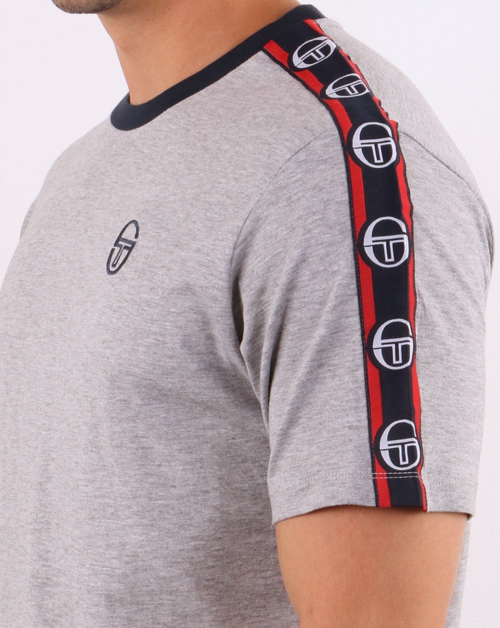 Sergio Tacchini Dahoma T-Shirt Grau Melange/Marine