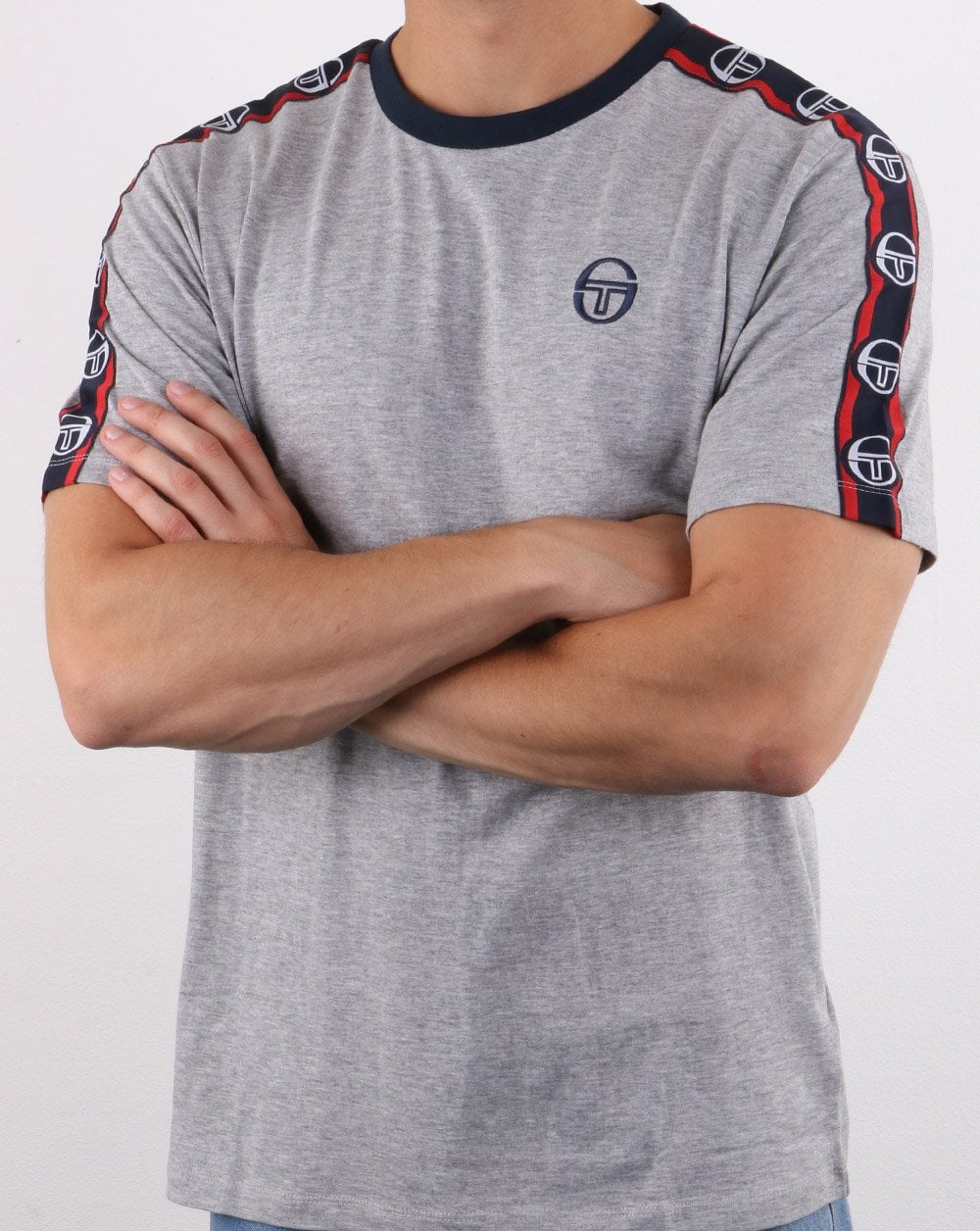 Sergio Tacchini Dahoma T-Shirt Grau Melange/Marine