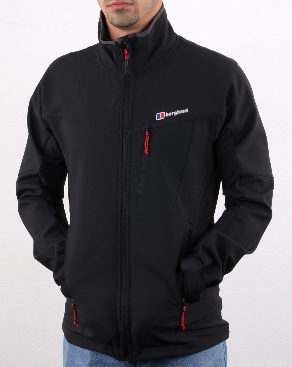 Berghaus Ghlass Soft Shell Jacke Schwarz