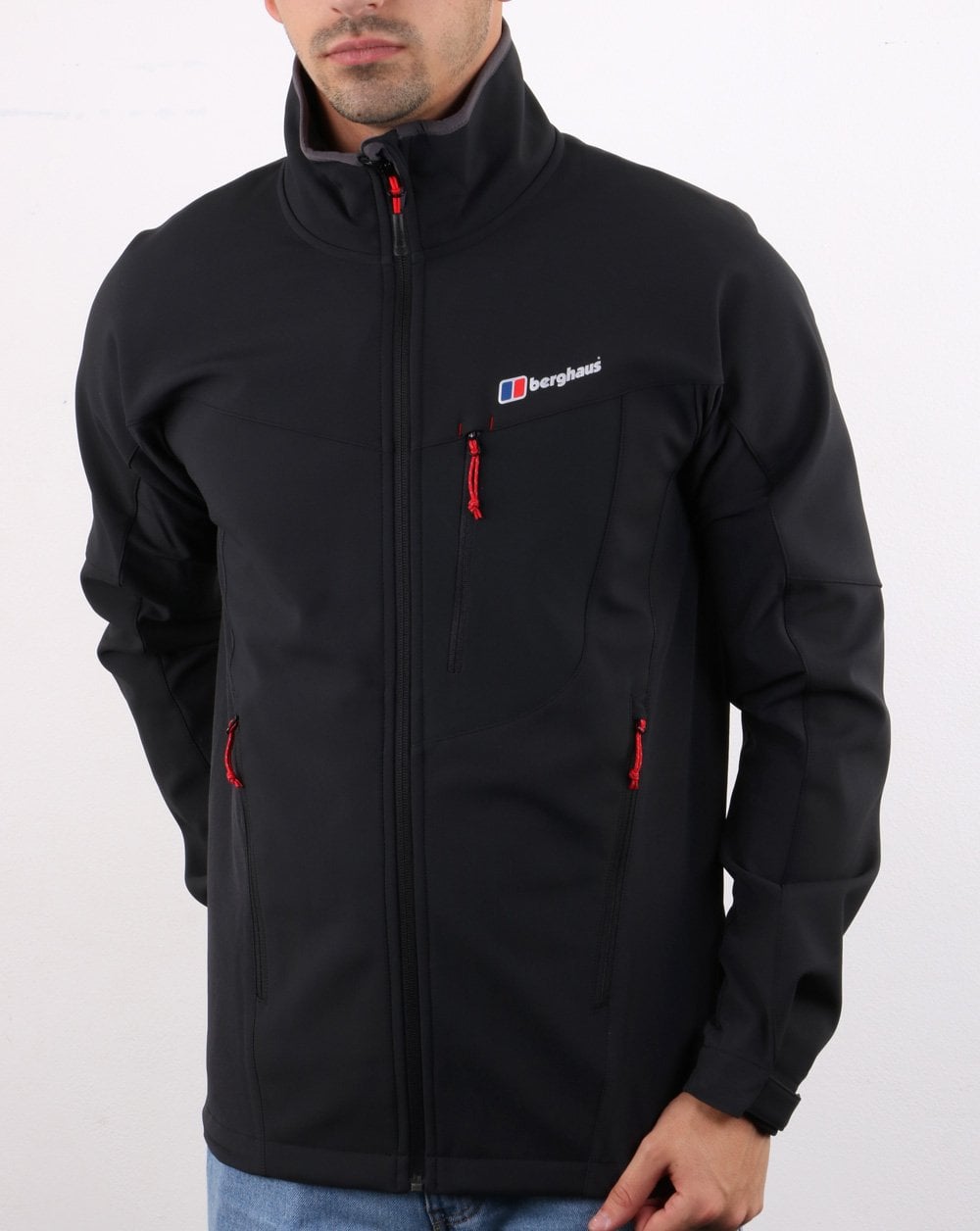 Berghaus Ghlass Soft Shell Jacke Schwarz