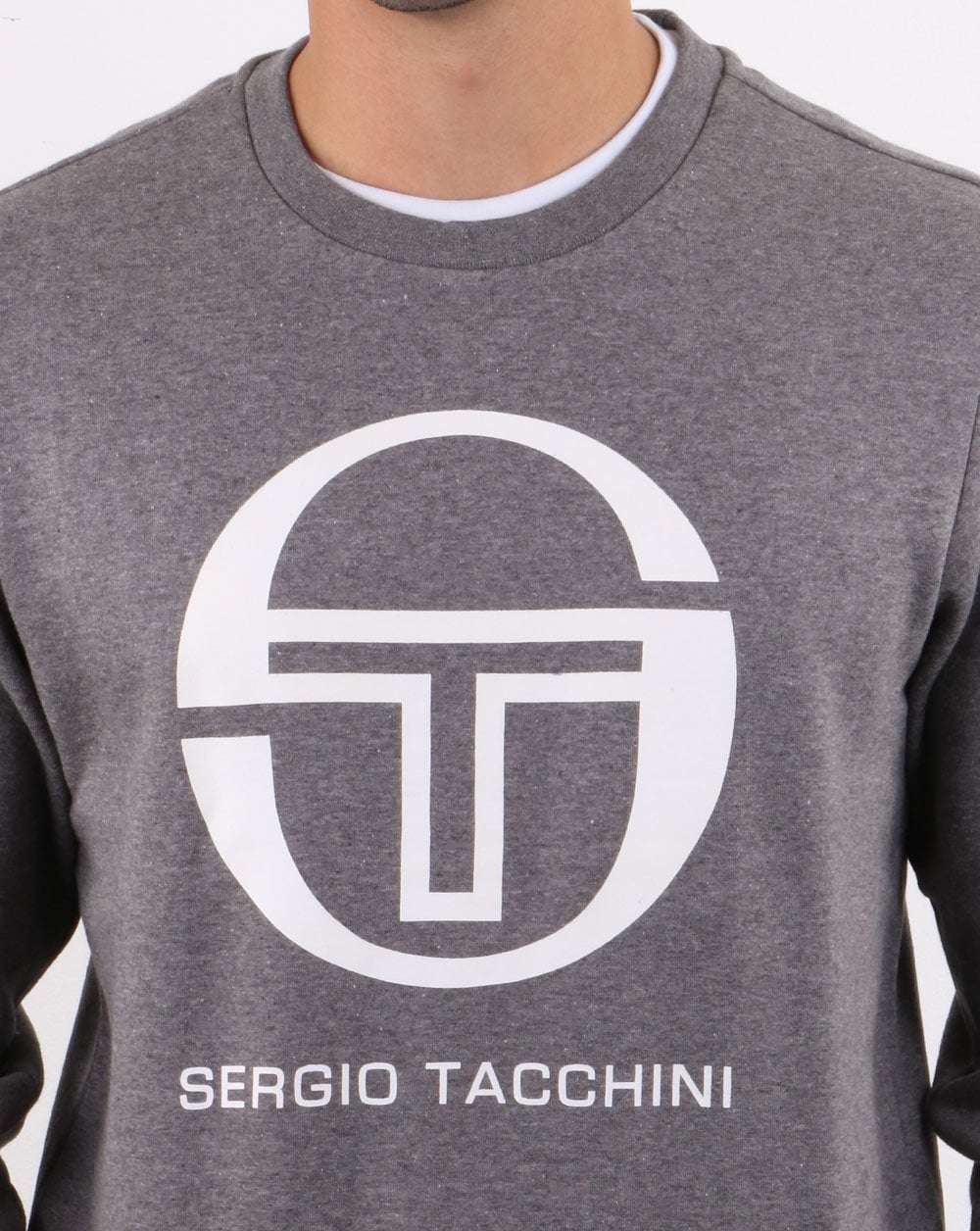 Sergio Tacchini Corp Sweatshirt Dunkelgrau/Elfenbein