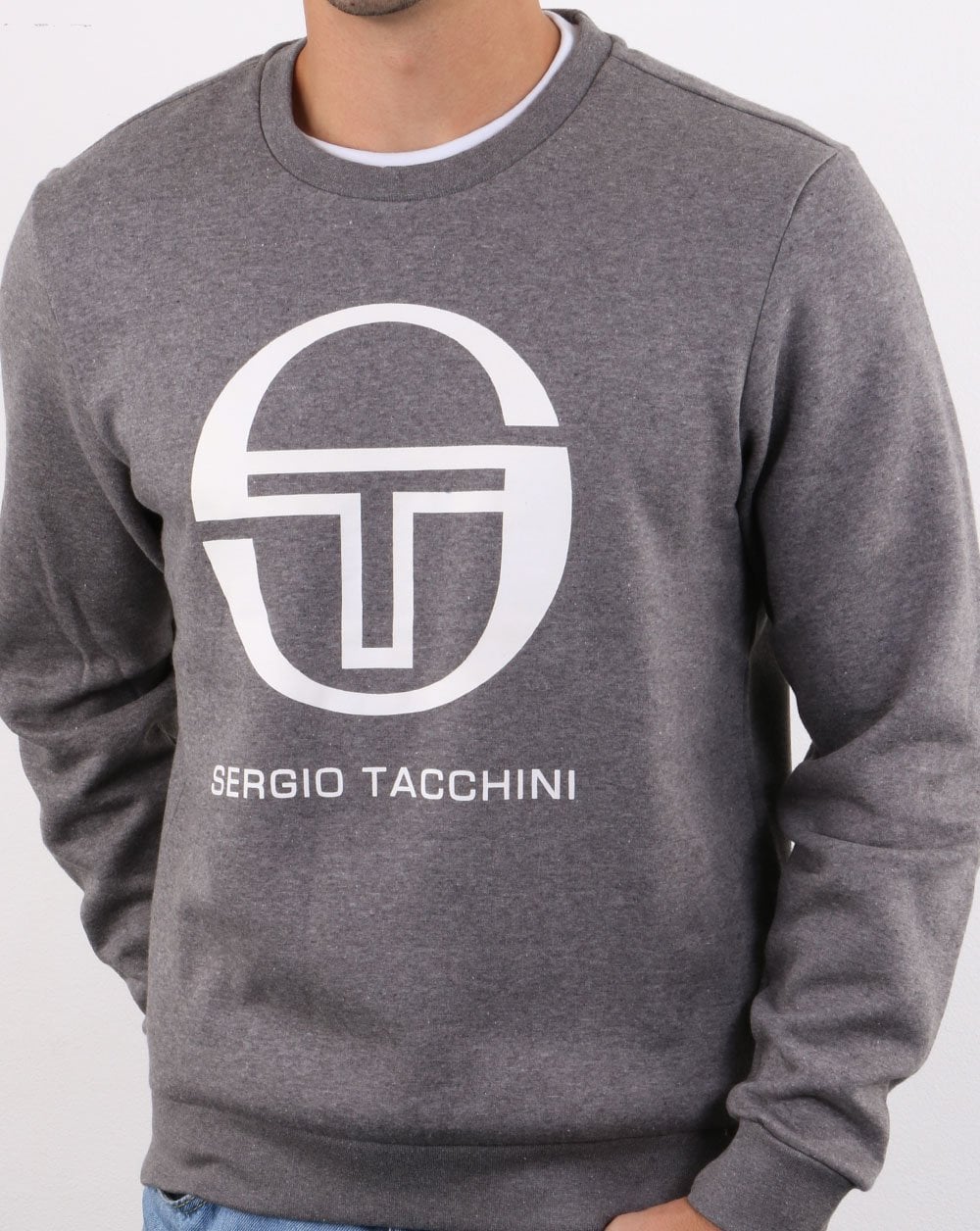 Sergio Tacchini Corp Sweatshirt Dunkelgrau/Elfenbein