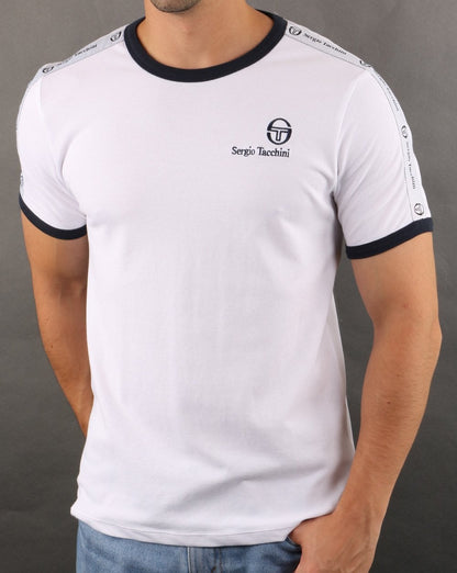 Sergio Tacchini Dalhoa T-Shirt Weiß/Marineblau