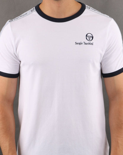 Sergio Tacchini Dalhoa T-Shirt Weiß/Marineblau