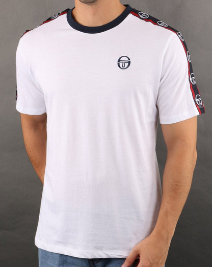 Sergio Tacchini Dahoma T-Shirt Weiß/Marineblau