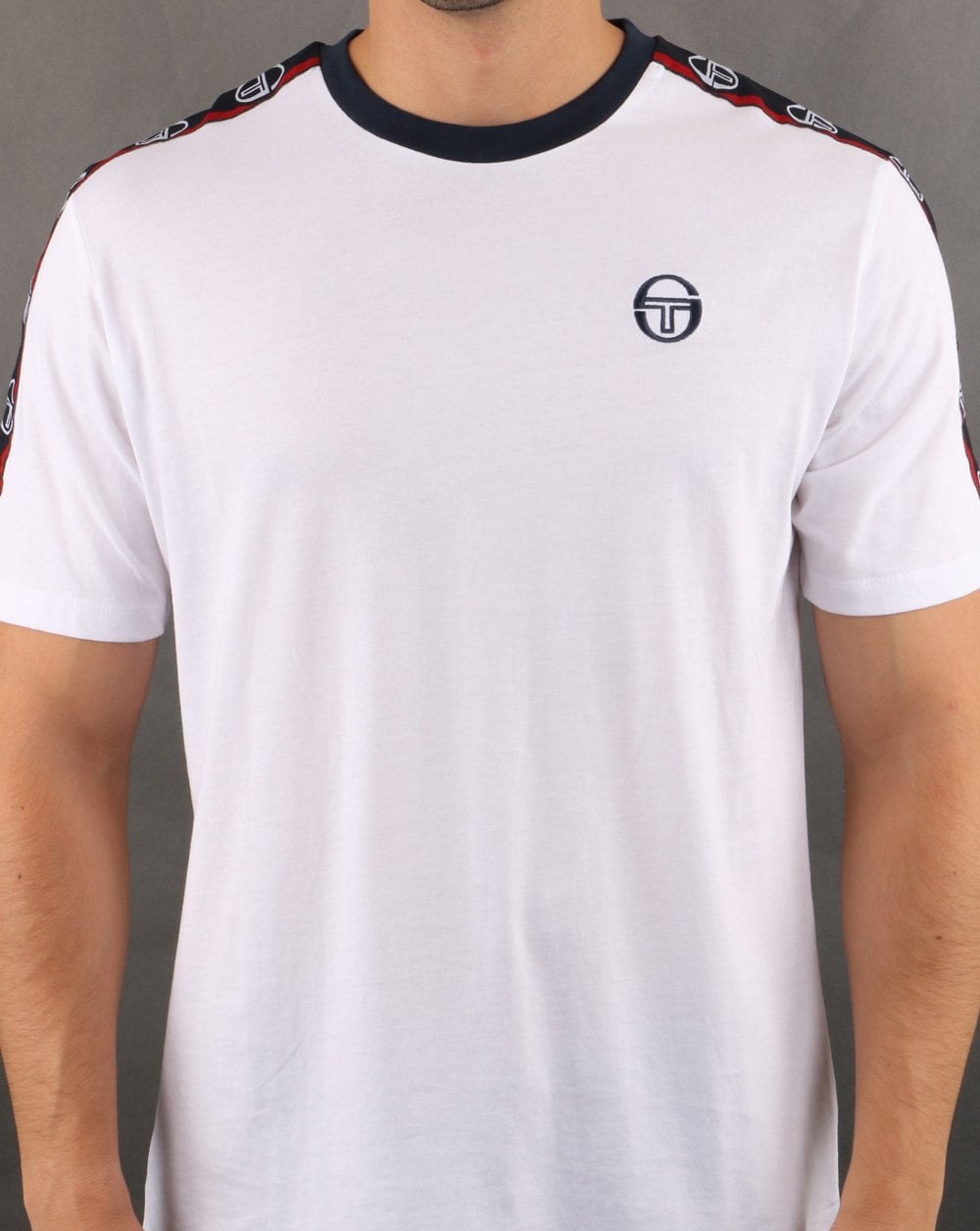 Sergio Tacchini Dahoma T-Shirt Weiß/Marineblau