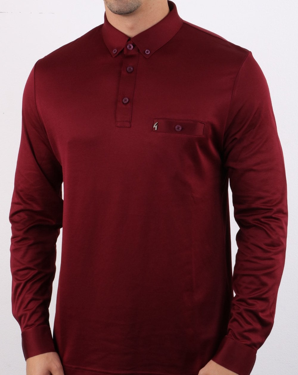 Gabicci Vintage Britman Poloshirt Cabernet