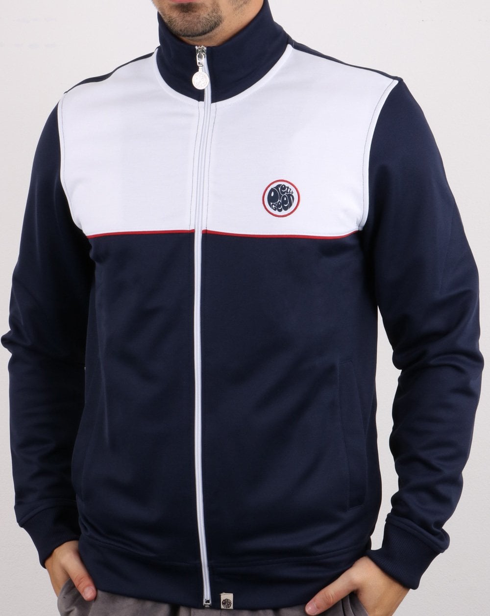 Pretty Green Edzell Trainingsjacke, Marineblau