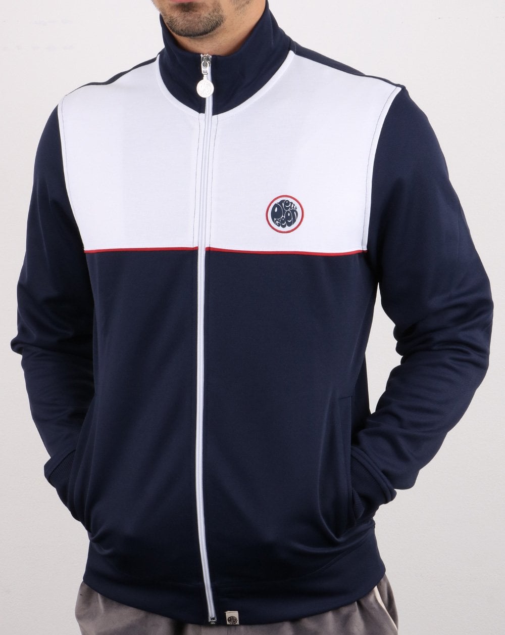 Pretty Green Edzell Trainingsjacke, Marineblau
