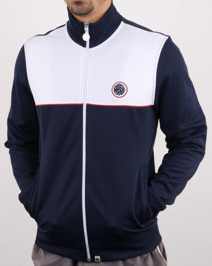 Pretty Green Edzell Trainingsjacke, Marineblau