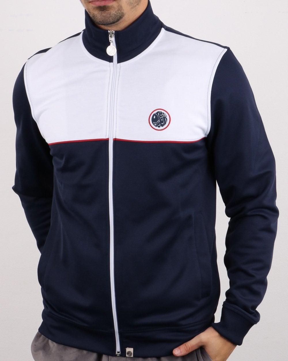 Pretty Green Edzell Trainingsjacke, Marineblau