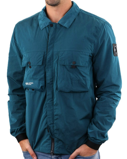 Marshall Artist Molecular Overshirt Blaugrün