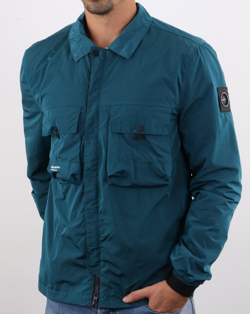 Marshall Artist Molecular Overshirt Blaugrün