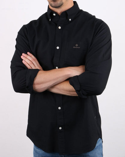 Gant Beefy Oxford-Hemd Schwarz