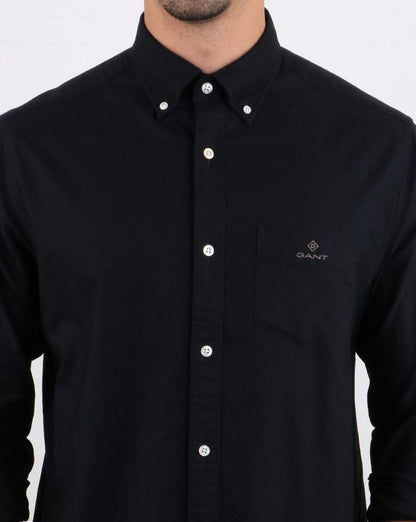 Gant Beefy Oxford-Hemd Schwarz