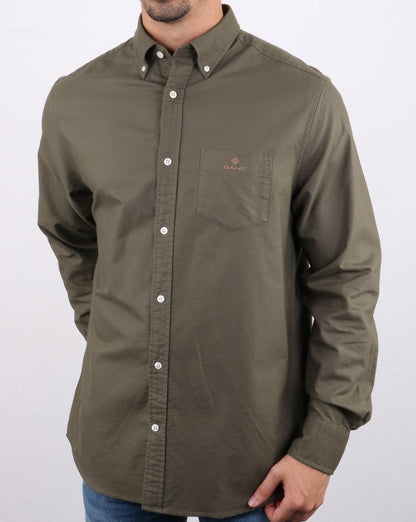 Gant Beefy Oxford Hemd Grün