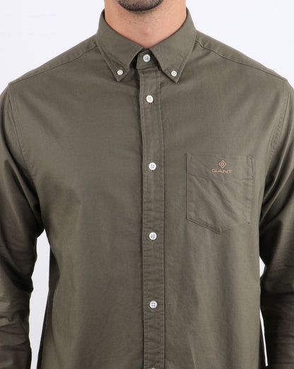 Gant Beefy Oxford Hemd Grün