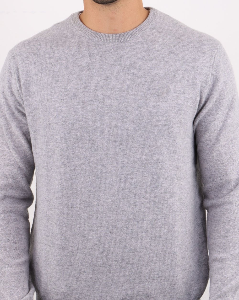 Benetton Pullover aus Merinowolle Grau