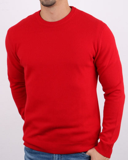 Benetton Pullover aus Merinowolle Rot