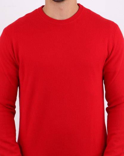 Benetton Pullover aus Merinowolle Rot
