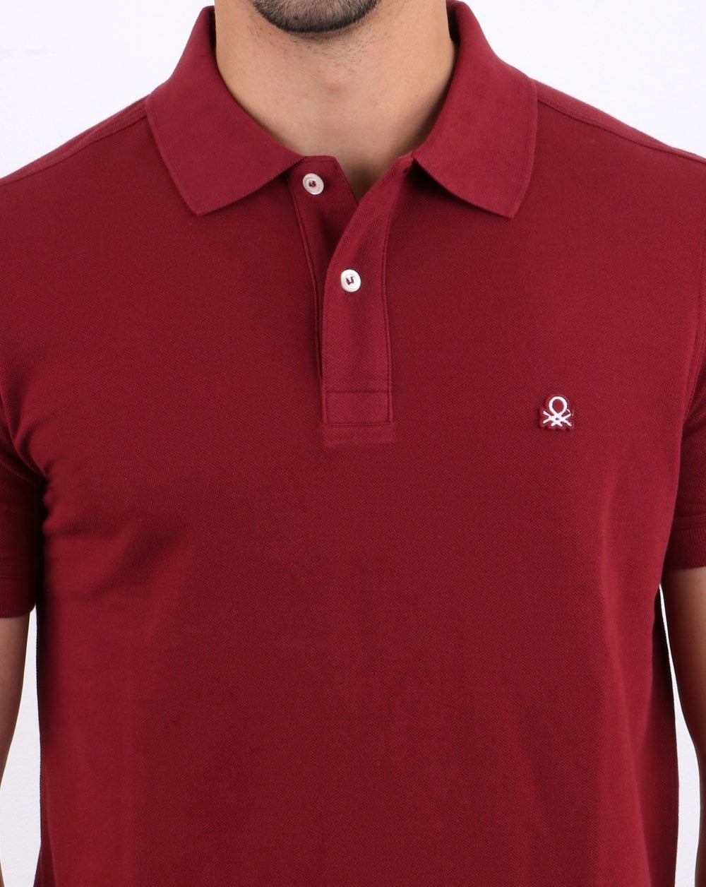 Benetton Poloshirt Burgund
