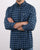 Lacoste Check Shirt in Navy and Blue
